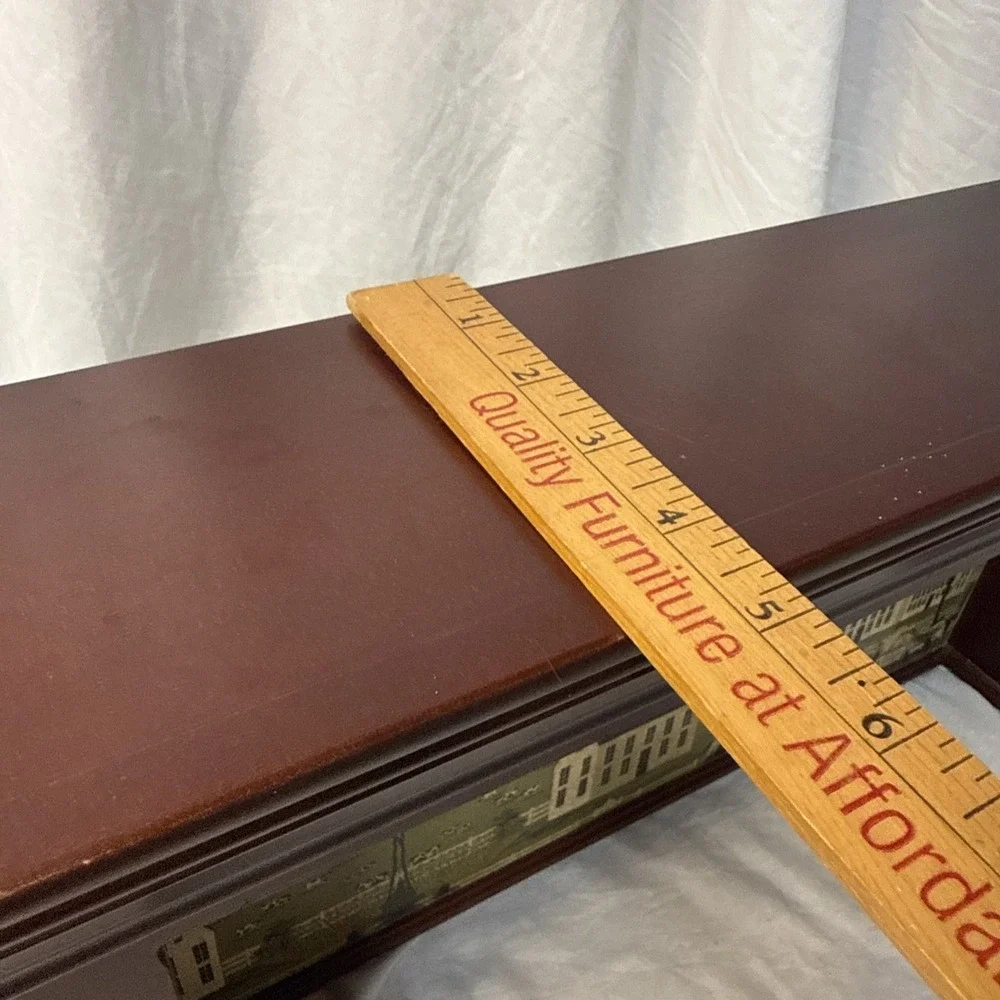 Vintage Cherry Mantle Shelf Dan Coble Folk Art Americana Equestrian Cottagecore